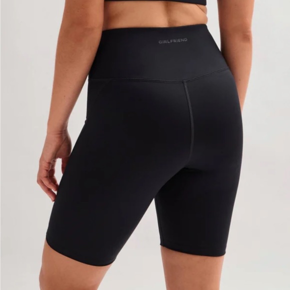 Girlfriend Collective Black High-Rise Bike Short XL NWT Gym activewear athletic - Picture 1 of 3